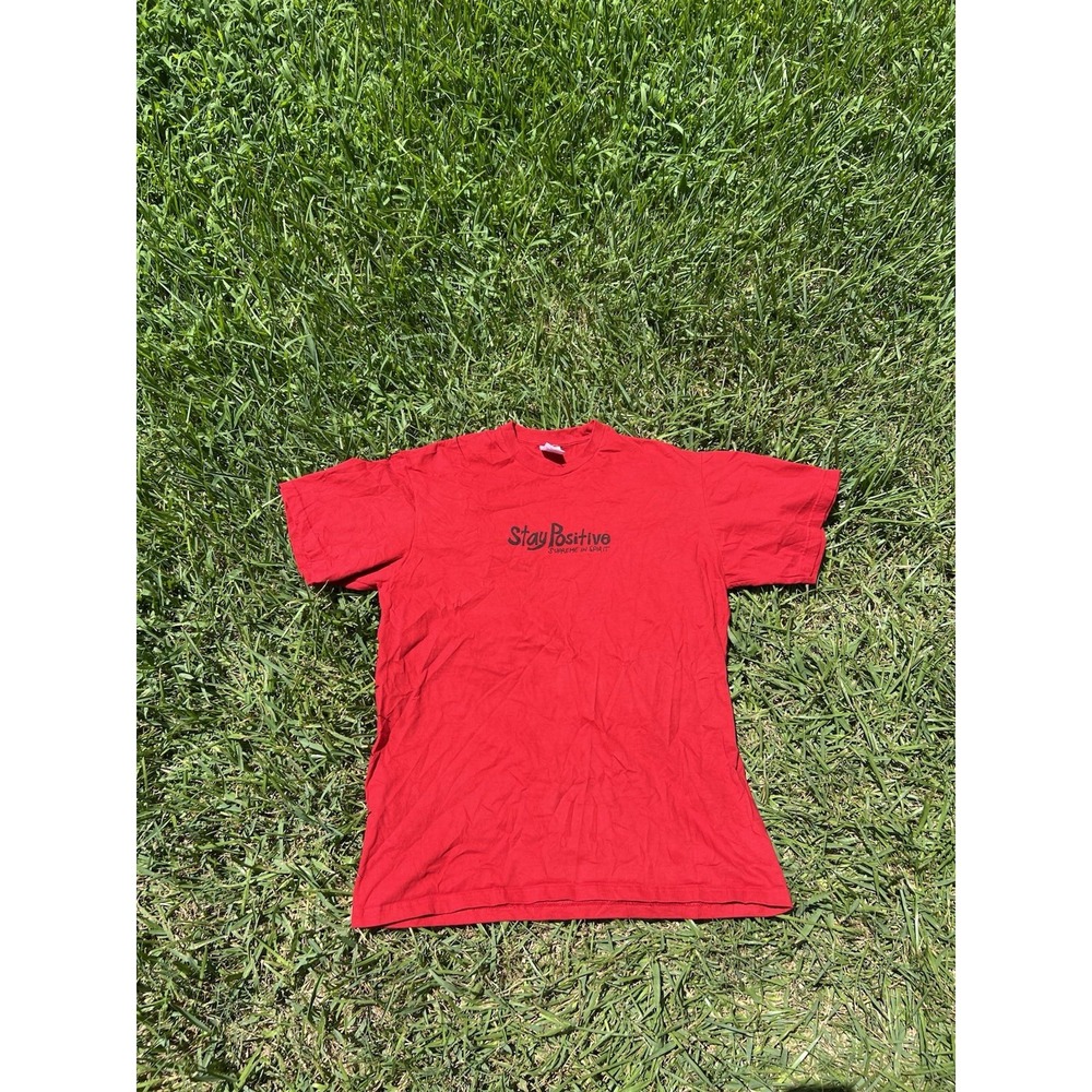 Supreme FW20 Stay Positive T Shirt Red Mens Medium